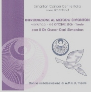 Introduzione al metodo Simonton - Workshop tenuto dal Dr Simonton a Trieste nel 2008